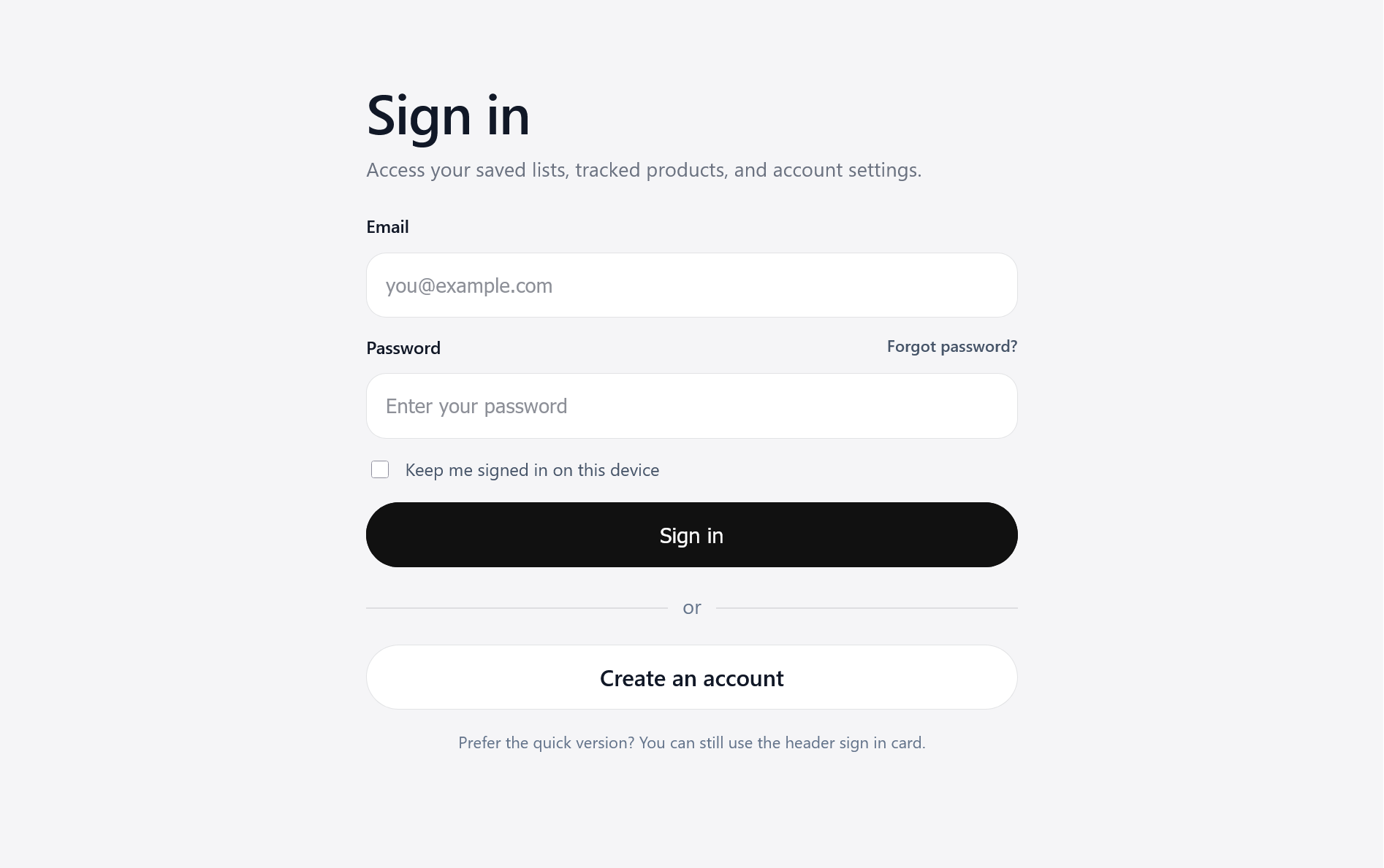 Clean website build example
